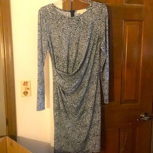 NWOT Michael Kors, black and white party dress